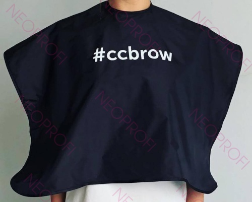 Пеньюар CC Brow, длина 45 см, черный, нейлон Пеньюар CC Brow, длина 45 см, черный, нейлон