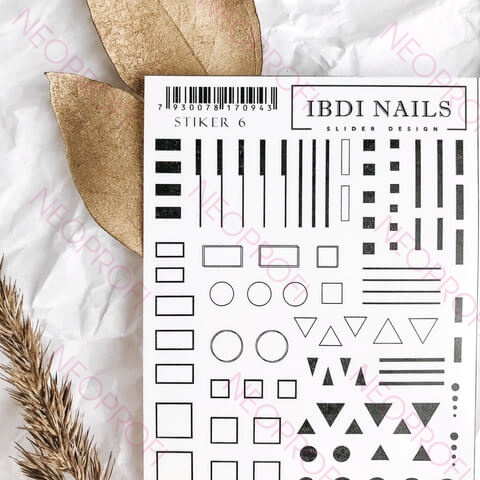 STIKER IBDI NAILS 06 STIKER IBDI NAILS 06