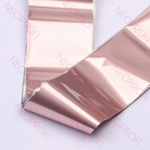 Фольга для литья розовое золото