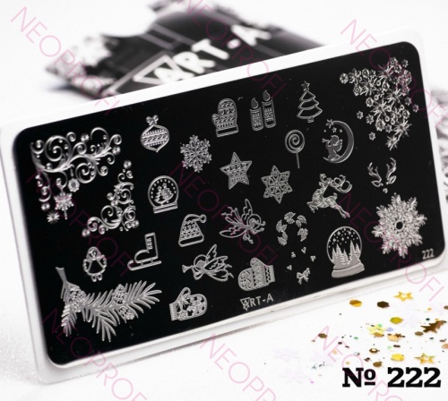 Пластина для стемпинга Art - A 222