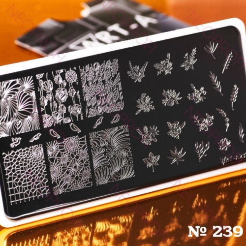 Пластина для стемпинга Art - A 239