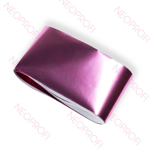 Фольга для литья розовая металлик