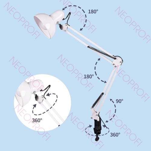 Лампа купол на струбцине с лампочкой УЦЕНКА